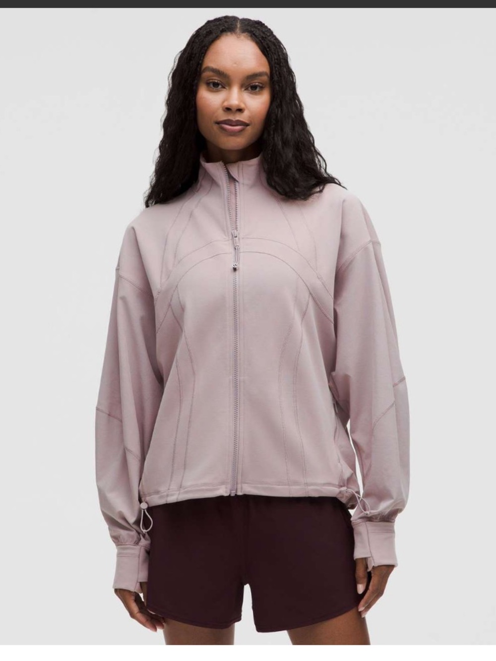 Lululemon Define Relaxed-Fit Jacket Mauve Grey Size 6 EUC